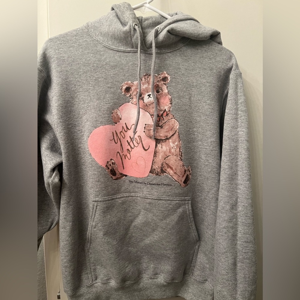 Demetrius Harmon You Matter Valentine’s hoodie